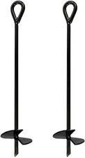 2 Pack Ashman Ground Anchor 30 Inch Heavy Duty,
