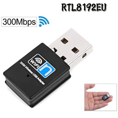300Mbps Wireless USB Wi-Fi Wlan Adapter 802.11 B/G/N Netzwerk LAN Don:J~