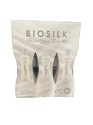 (3-Pk) BIOSILK ~REVIVE YOUR LOCKS KIT Botanical Silk Therapy Shampoo Conditioner