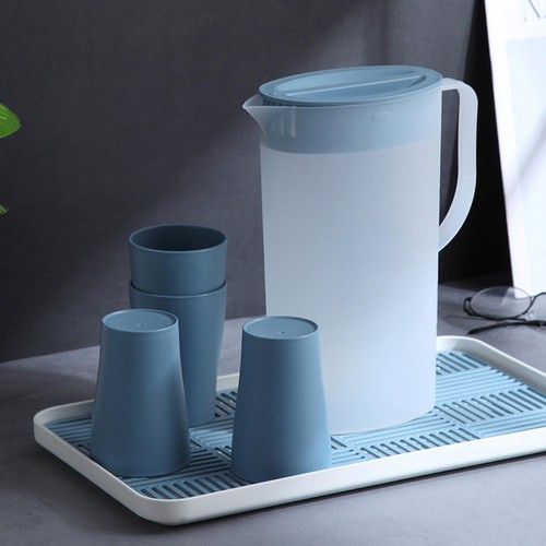 Juice Pitcher With Lid Large Drinking Water Dispenser Kettle Portable Dependable - Picture 9 of 14