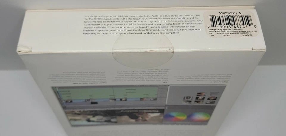 Vintage Apple Final Cut Express - Edit Like A Pro, Sealed. - Image 4 of 4