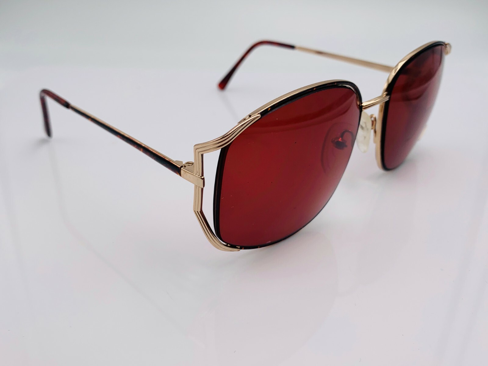 Vintage Harve Benard Ambassador Tortoise Gold Oval Sunglasses Japan FRAMES ONLY