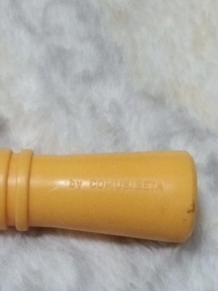 Grabadora de juguete Comus Beta de colección de plástico hecha en Italia con estuche de cuero bonita difícil de encontrar Foto 4 de 4