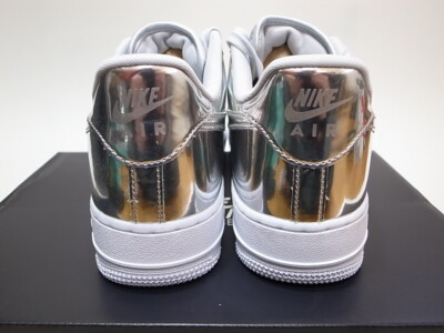 2019 NIKE W AIR FORCE 1 SP CHROME/METALLIC SILVER-WHITE CQ6566-001