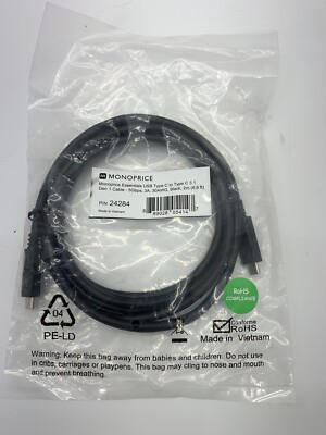 Monoprice USB C auf USB C 3.1 Gen 1 Kabel - 2 Meter