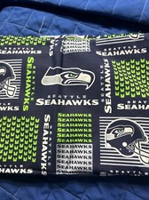50 x 50 " Seattle Seahawks Fabric Football 100 Cotton Sports Fabric