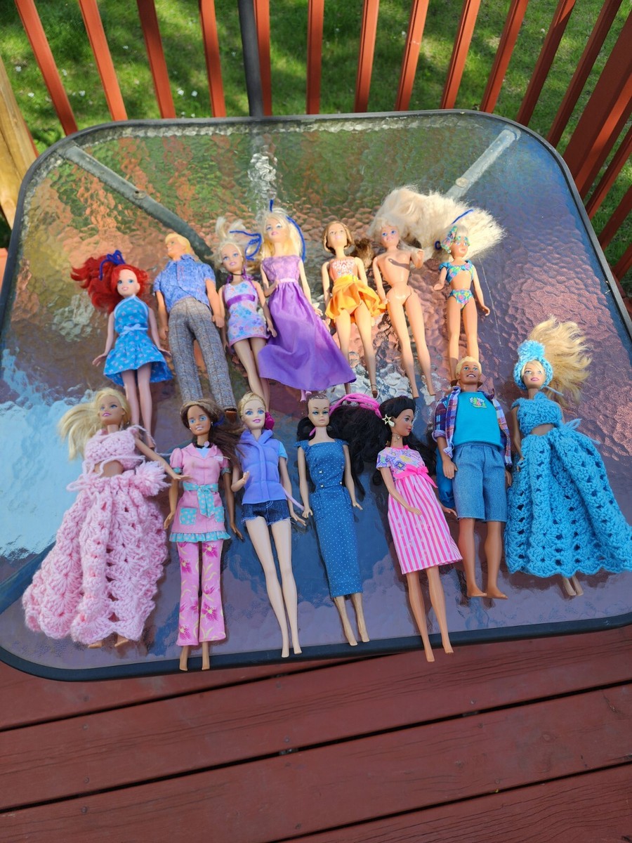 ♛Vintage◈ Barbie&Ken ♢♦OnParade!◈稀少♦♢レア Lot Of 14 Vintage Barbie Ken And Misc Dolls With Clothing