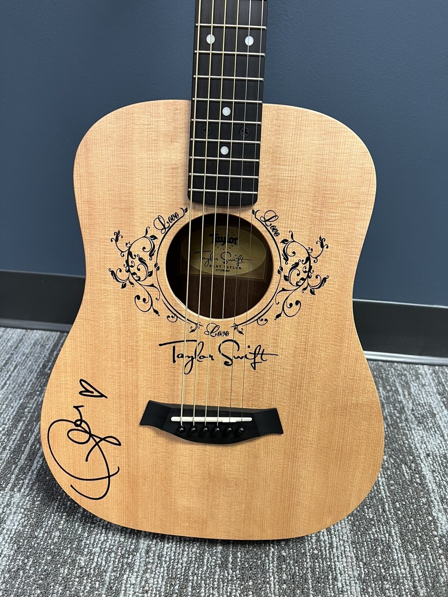 Extremely Rate Taylor Swift Signed 'Baby Taylor' Guitar - Becket