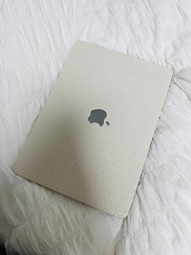 Funda Carcasa Cuero PU Blanca para Macbook M4 Pro 14 16 15 M3 M2 Air 13 11 12 pulgadas - Imagen 10 de 13