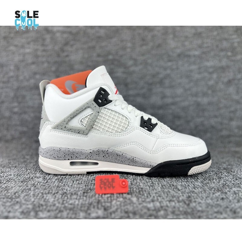 靴 jordan4 BG CEMENT Jordan 4 Retro White Cement (2025) Men's - FV5029-100 - US