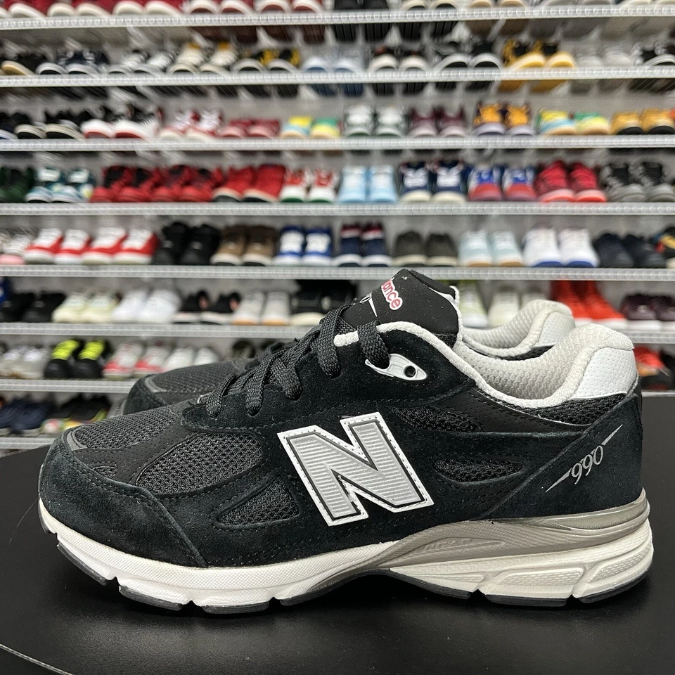 New Balance 990v3 Negro GS GC990BS3 Juvenil Talla 5 Foto 3 de 4
