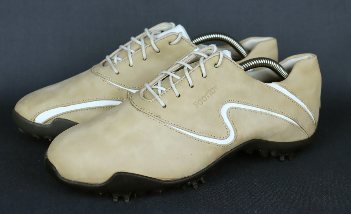 FootJoy Lopro Tan Suede Women's Golf Shoes Size US 7 1/2M FootJoy Lopro Tan Suede Women's Golf Shoes Size US 7 1/2M