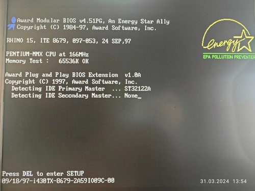 Socket 7 SET Octek RHINO 15 Motherboard (430TX) PCI ISA, CPU & 64 MB + BONUS - Picture 4 of 7