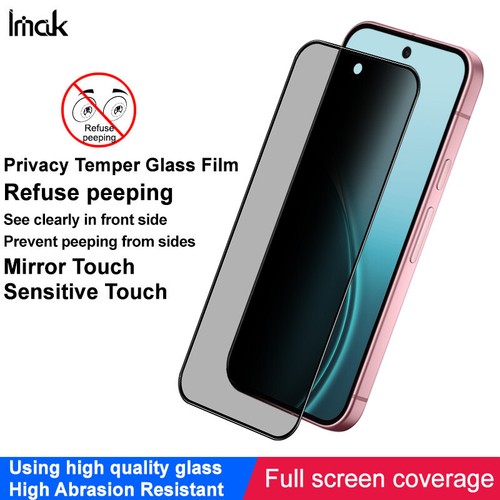 For Google Pixel 10 /Pro/Pro XL Anti Peeping Full Coverage Tempered Glass Film - Picture 7 of 28