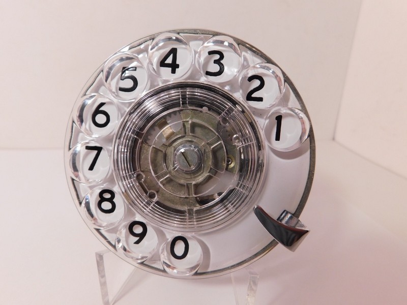2 - Original Marked AUTOMATIC ELECTRIC DIALS for an A/E 40 Cleaned & Tested Good