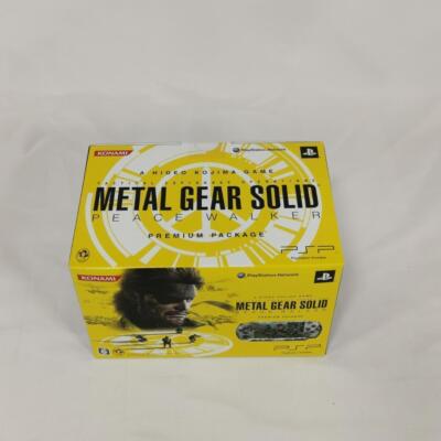 PSP 3000 Metal Gear Solid Peace Walker Premium Package limited Japan 