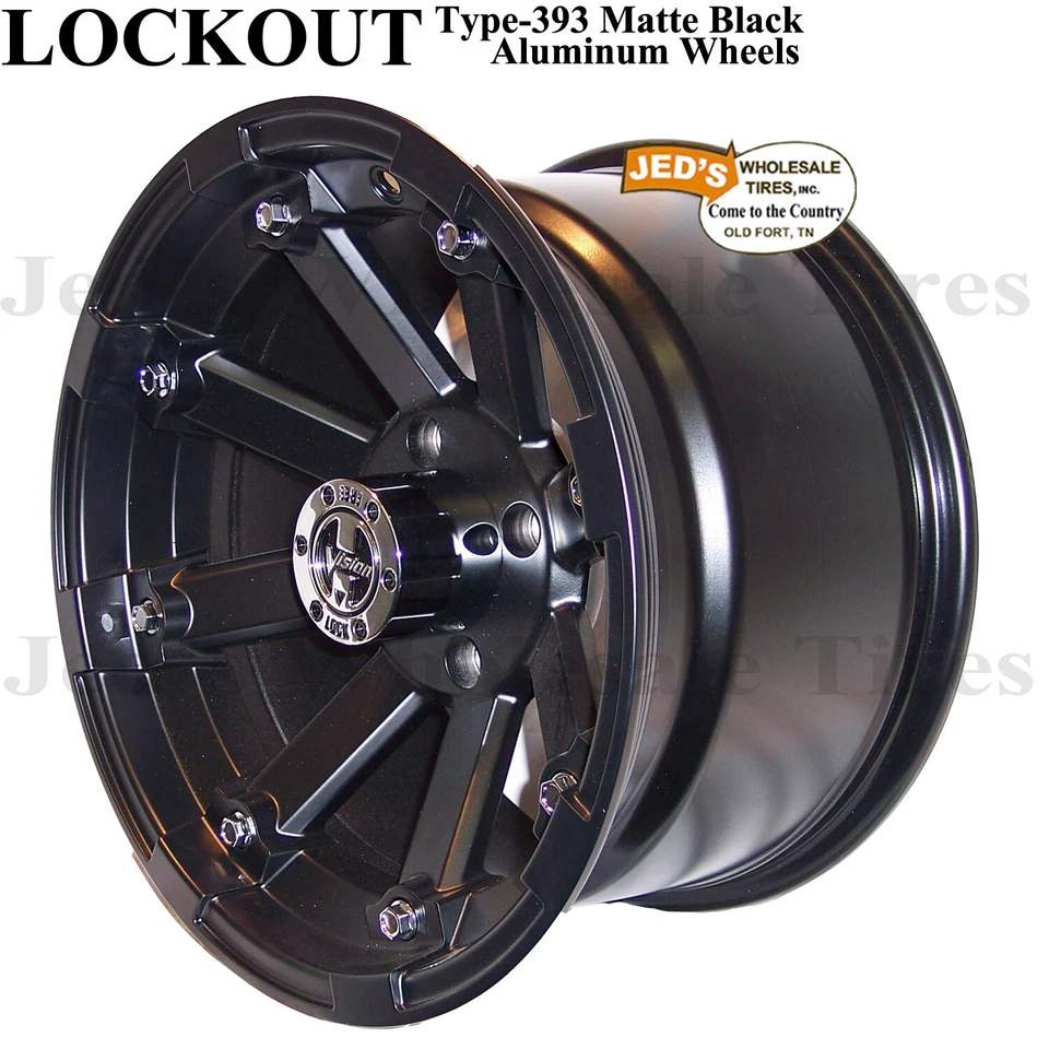 4) 12" Rims Wheel some John Deere GATOR XUV UTV ATV 12x8 5/4.5 Type 393 Aluminum - Изображение 4 из 4