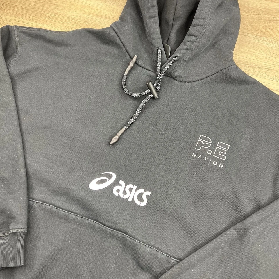 P.E NATION X ASICS SUDADERA CON CAPUCHA TRACKLITE PARA MUJER ~ TALLA XL NUEVA CON ETIQUETAS Foto 2 de 4