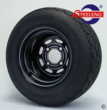 Golf Cart 10 Black Steel Wheelsrims And Gecko 18 Low Profile Tires Golf Cart 10 Black Steel Wheelsrims And Gecko 18 Low Profile Tires
