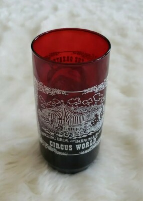 VINTAGE RINGLING BROTHERS AND BARNUM & BAILEY DRINKING GLASS