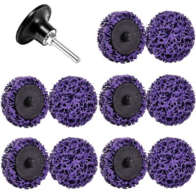 11 Pack 2'' Quick Change Easy Strip It Discs for Drill, Poly Abrasive Wheel, C...