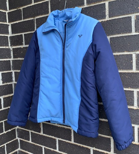 Roxy Girls Puffer bomber Jacket TEENIE WAHINE L/G Vintage Sky Blue QUIKSILVER - Picture 3 of 10
