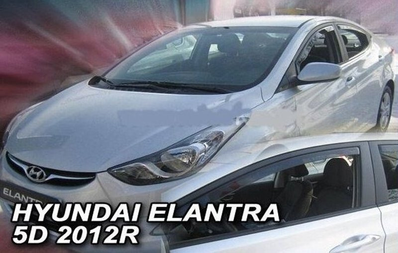 Fini la pluie en voiture avec les déflecteurs d'air Heko pour Hyundai Elantra 5