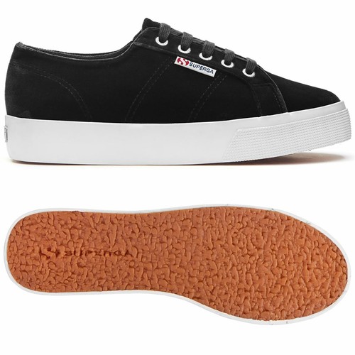 Superga Scarpe Uomo Donna 2730-VELVETCHENILLEW Chic Zeppa | eBay