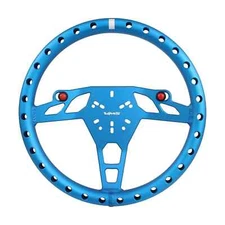 350MM/13.75 MACHINED ALUMINUM VMS RACING ULTRA LIGHTWEIGHT RACE STEERING WHEEL B