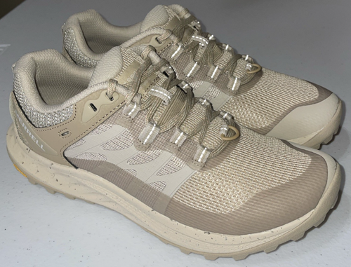 Merrell Antora 3 Hiking Trail Running Shoes Khaki Beige Women's Size 6.5