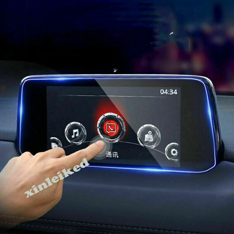 1Pc For Mazda CX-5 CX5 2017-2021 GPS Navigation Screen Protector Film Cover Trim - Imagem 3 de 4