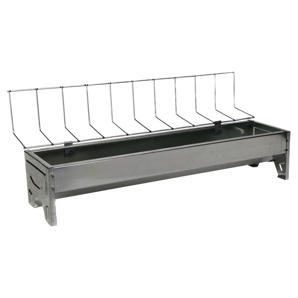 OLBA Metallnapf 50cm für Hühner & größeres Geflügel mit Drahtgitter - Bild 2 von 2