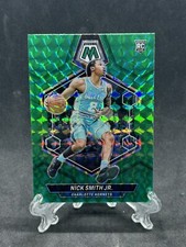 2023-24 Panini Mosaic Nick Smith Jr #242 Green Mosaic Prizm RC Rookie Hornets