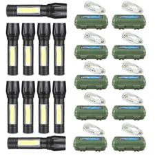 950000000 Lumen Super Bright LED Tactical Flashlight USB Rechargeable Work Light