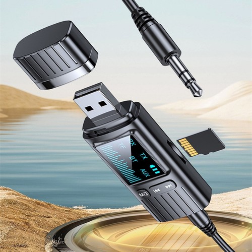 Upgrade Wireless Bluetooth 5.4 Transmitter Receiver Audio 3.5mm Jack Aux Adapter - Afbeelding 8 van 23