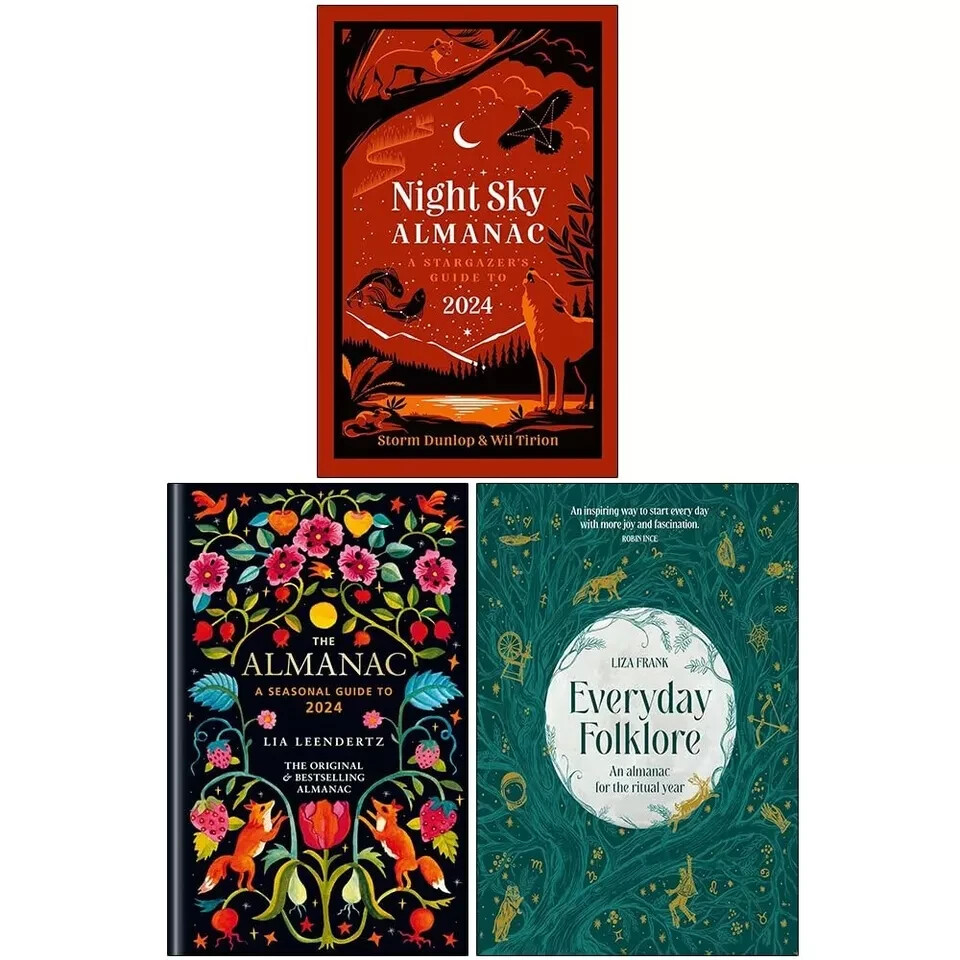 Night Sky Almanac 2024, Almanac A Seasonal Guide to 2024, Everyday Folklore book