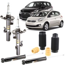 Kit 4 ammortizzatori + tamponi ant. HYUNDAI ix20 KIA VENGA dal 2010 al 2019