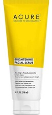 Acure Organics Brightening Facial Scrub - 4 oz New No Box