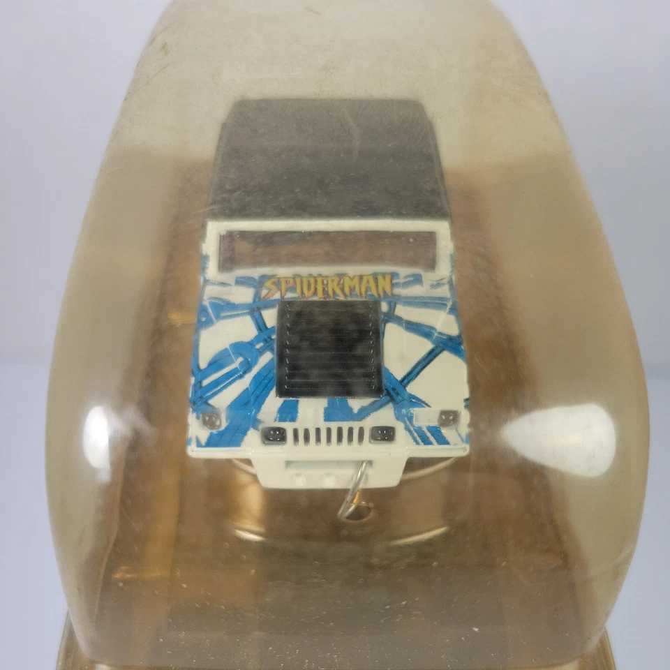 NEW! Radio Shack Zip Zaps Micro RC 1/64 4WD Hummer Monster Truck, Spider-Man - Image 3 of 4