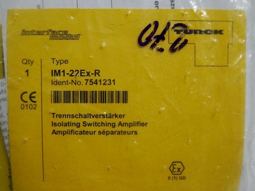Turck IM1-22Ex-R Trennschaltverstärker / Neu OVP - Picture 3 of 3