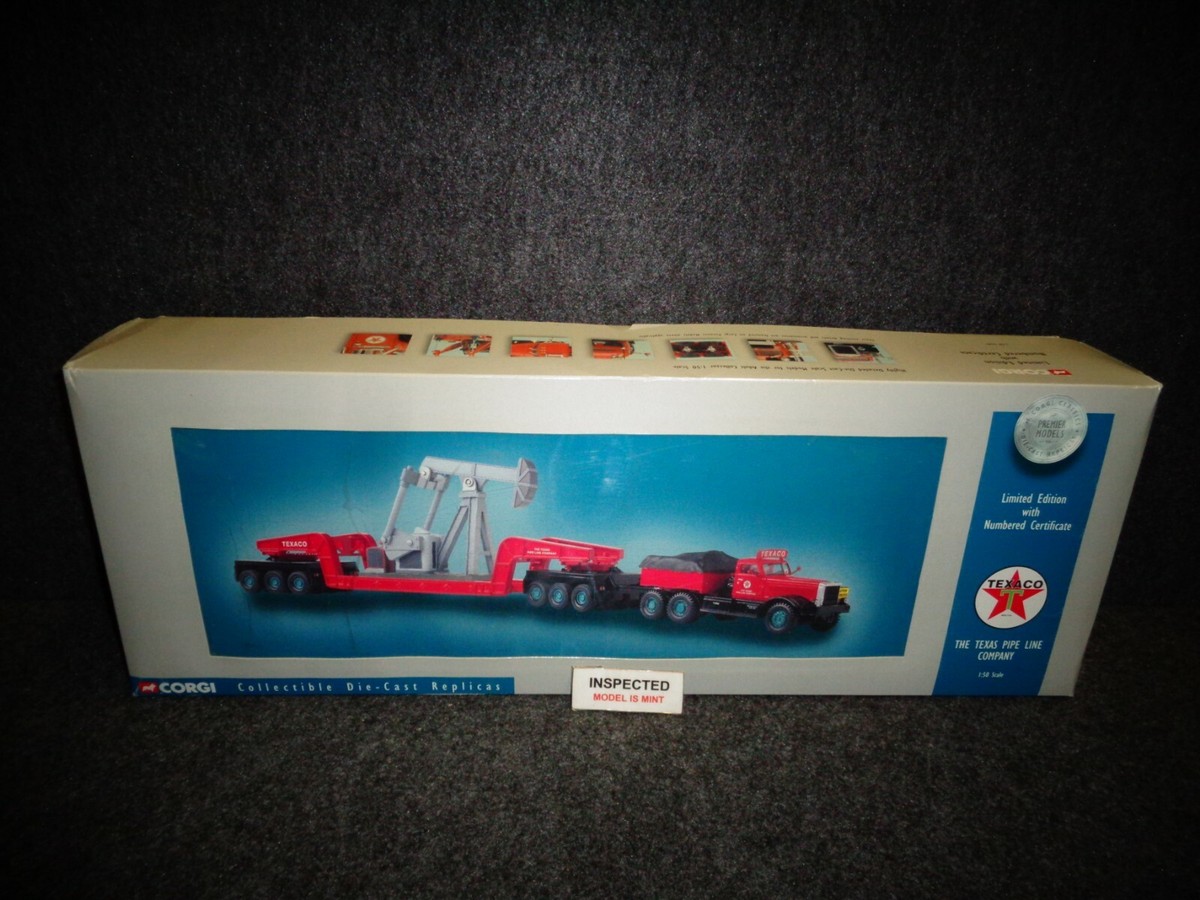 TEXACO CORGI DIAMOND T980 BALLAST PLUS GIRDER TRAILER & NODDING
