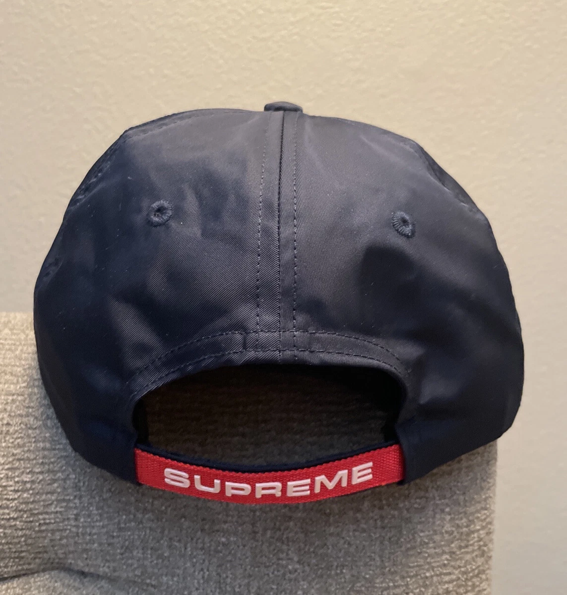 ライトブラウン/ブラック Supreme 2017S/S666 6-PANEL CAP WHITE