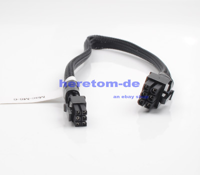 2Pc Mini 6Pin auf 6Pin Apple Mac Pro PCIe Graphics Card Grafikkarte GPU Kable
