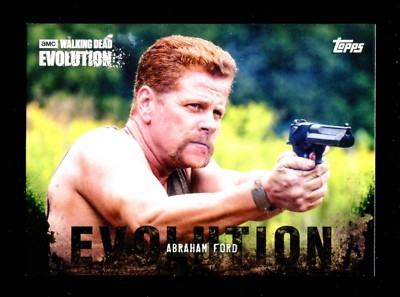 2017 TOPPS THE WALKING DEAD Evolution Black parallel #48  Abraham Ford  43/50