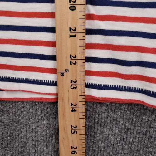 Gap Kids T-Shirt Girls 2XL XXL White Basic Striped Pocket Short Sleeves Cotton - Picture 7 of 8