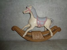 Vintage BURWOOD PRODUCTS Rocking Horse WALL HANGING Made in USA 13 1/2 inches
