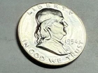 1954 Franklin 90% silver half dollar. Gem proof. #q1
