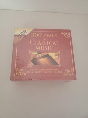 300 Years of Classical Music/Various Artists Musicans 5 CD BOX SET BRAND NEW 