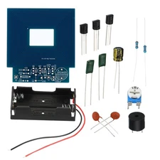 Soldering Practice Board, 4 Set PCB Board DIY Metal Detector Electronics Kit, 3V