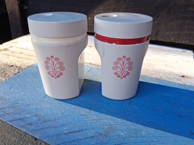 Coole Retro Tupperware 1471-21 Salz & Pfefferstreuer GRATIS P&P 